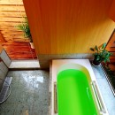 印旛の家　－終の棲家　緑の中に建つ平屋－の写真 浴室