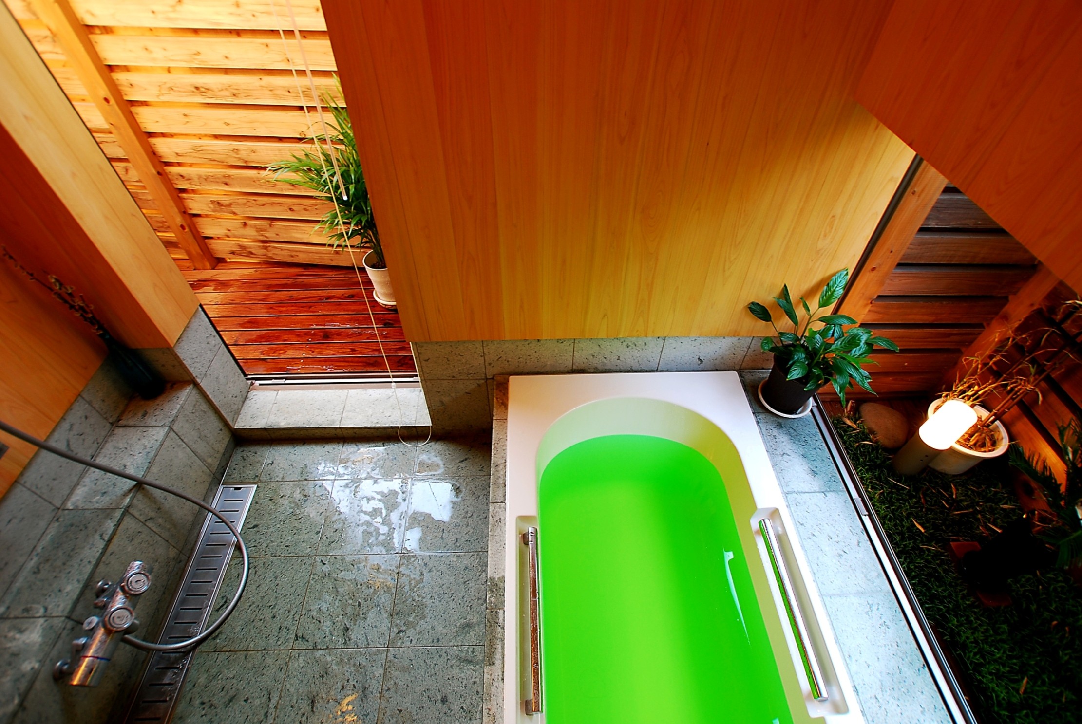 バス/トイレ事例：浴室（印旛の家　－終の棲家　緑の中に建つ平屋－）