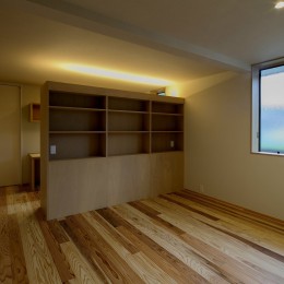 『上駒沢の家』プライベートを大切にした二世帯住宅 (寝室)