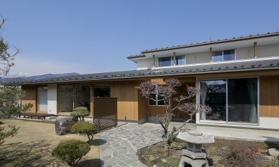 『上駒沢の家』プライベートを大切にした二世帯住宅 (親世帯のファサード)