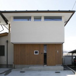 『上駒沢の家』プライベートを大切にした二世帯住宅 (子世帯のファサード)