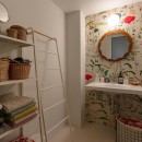 フレンチシックな「妻っぽい家」の写真 洗面室