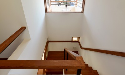 『七瀬中町の家』 (階段)