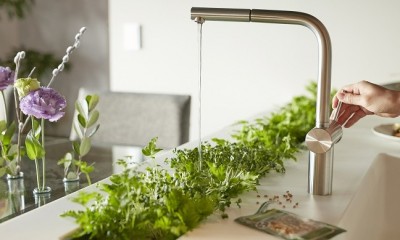 「GREEN DAYS」リノベーション×室内緑化で、理想の住まいを形にしていく (キッチン)