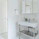 建築家の好む家の写真 洗面室