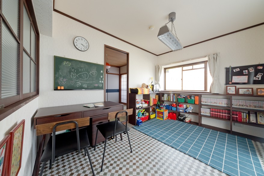 子供部屋事例：洋室（古き良き日本の昭和を感じる）