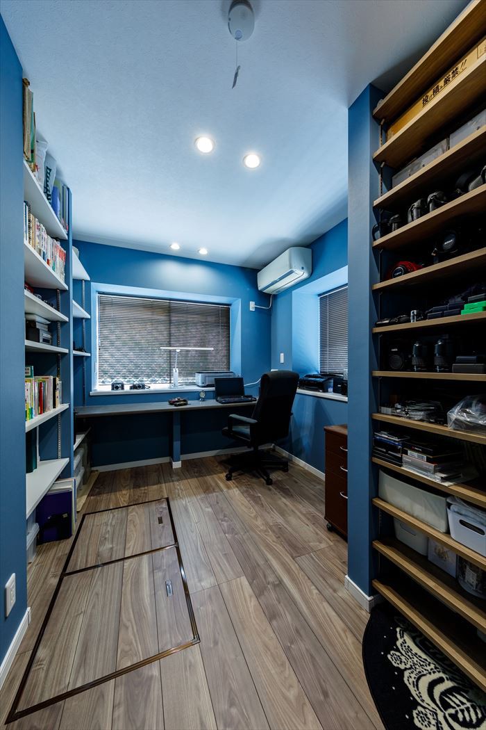 書斎 色 の組み合わせを楽しむ 開放的な北欧スタイルリビング 書斎事例 Suvaco スバコ