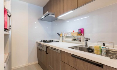 シンプルで使いやすいI型キッチン｜適材適所。住まいの可能性を引き出したリノベーション