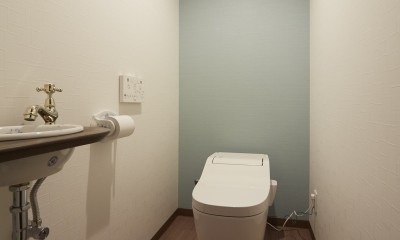 アイリッシュバーを再現したおしゃれなゲストルーム (トイレ)