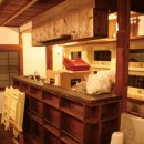 【摂津市 店舗】純和風の古民家の特長を最大活用しリノベーションの写真 2階カフェ