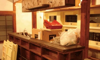【摂津市 店舗】純和風の古民家の特長を最大活用しリノベーション (2階カフェ)