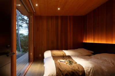寝室 (太陽の森山荘)