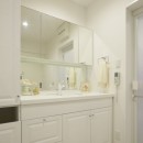 イメージが形となったフレンチクラシックの明るいお家の写真 洗面室