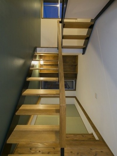階段、書斎 (『稲葉の家』)