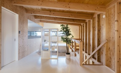 二階寝室スペース｜小名浜テラスハウス