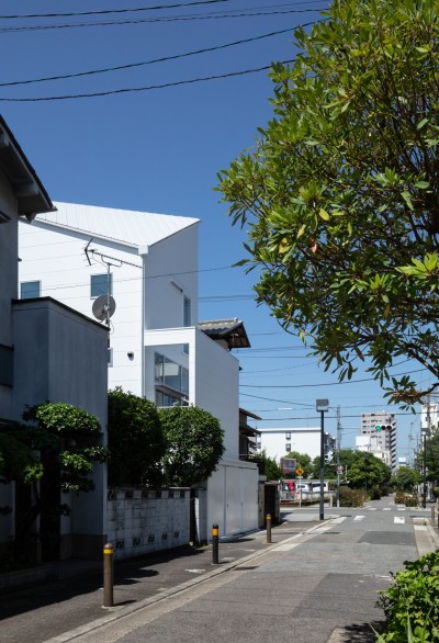 長居東の住宅 / House in Nagai-higashi (外観（北東側より見る）)