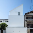 長居東の住宅 / House in Nagai-higashiの写真 外観（北側道路より見る）