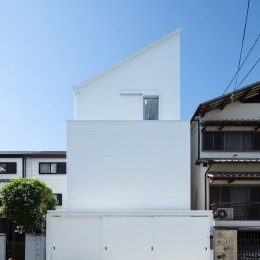 外観（北側道路より見る） (長居東の住宅 / House in Nagai-higashi)
