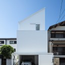 長居東の住宅 / House in Nagai-higashiの写真 外観（北側道路より見る）