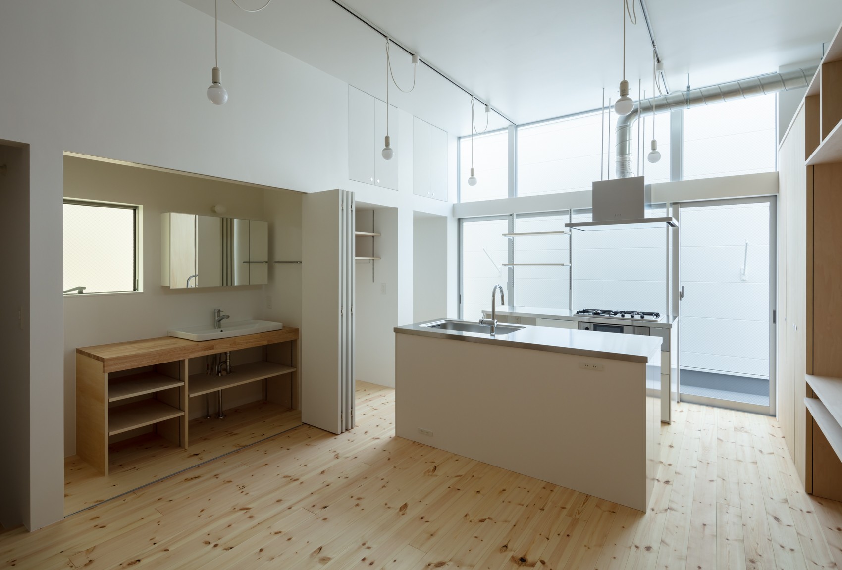 キッチン事例：2階キッチン（長居東の住宅 / House in Nagai-higashi）