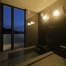 霧島の住宅の写真 天然温泉の浴室