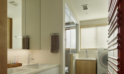 洗面所｜House-H Renovation / 築40年木造住宅のリノベーション