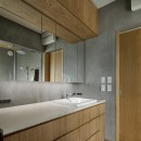 中野のSOHO / ツーバイフォー住宅のリノベーションの写真 洗面所