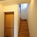 【Trilogy−北の家】　3つの分譲宅地で1つの世界をつくるの写真 玄関・階段