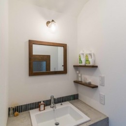 洗面台 昭和レトロモダン バス トイレ事例 Suvaco スバコ