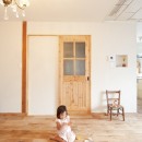 大阪府Ｍさん邸：古い一軒家がフレンチカジュアルな広々ＬＤＫにの写真 オリジナル建具