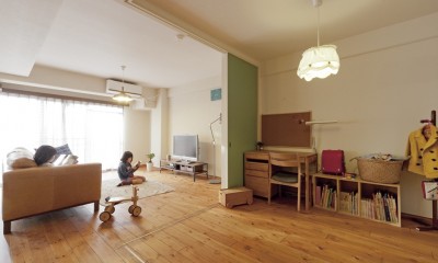 大阪府Ｔさん邸：子どもに目が届く家族がつながるリノベーション (子ども部屋１)