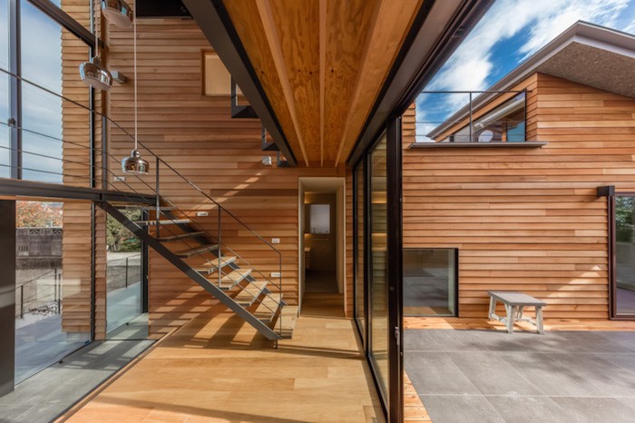 D.I.G Architects「尾張旭の住宅　自然と呼応するモダンウッドハウス」
