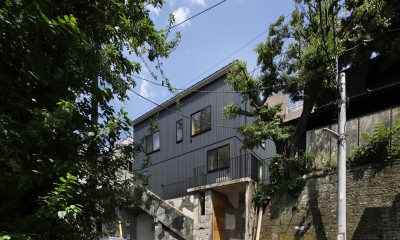 東五反田の住宅/ 空き家木造住宅のリノベーション (外観)