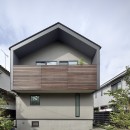 桜上水の住宅 / 半地下と屋上の効果の写真 外観
