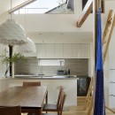 桜上水の住宅 / 半地下と屋上の効果の写真 ダイニングキッチン