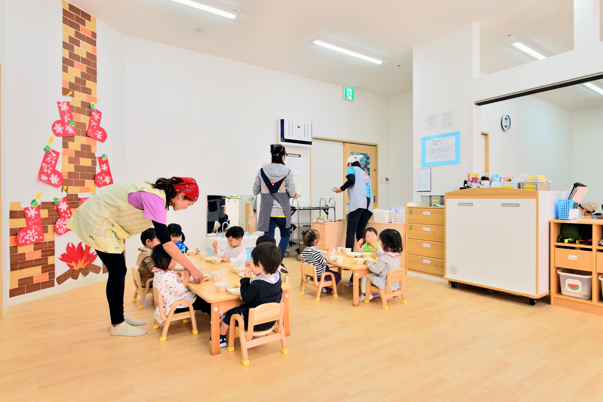 子供部屋事例：1歳児の保育室（横須賀市 ～にじのそら保育園～）