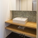 新築派がつくるリノベーション｜新築主義の奥様のためにつくる上質な住まいの写真 洗面室