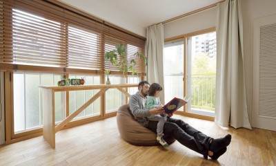 大阪府Ｏさん邸：自然素材と二重窓で結露を解消。たっぷり収納ですっきり片付くシンプルおしゃれな家に