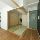 大阪府Ｋさん邸：防音室を備え、子どもの成長に伴って変化できる間取りにの写真 畳スペース
