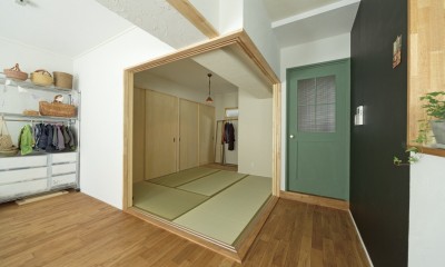 大阪府Ｋさん邸：防音室を備え、子どもの成長に伴って変化できる間取りに (畳スペース)