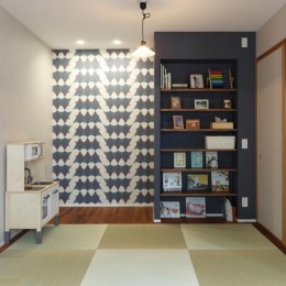 畳スペース (マンションリノベーション～お気に入りのクロスとDIY塗装)