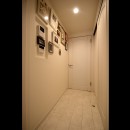 北欧テイストのホワイトベースのナチュラル×シンプルの写真 廊下