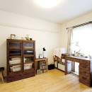 大阪府Tさん邸：ＤＩＹで古い家具が似合うナチュラル空間にの写真 アトリエコーナー