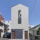 谷根千ペンシルハウス　　東京の谷根千地区で完成した木造3階建ての住宅の写真 外観