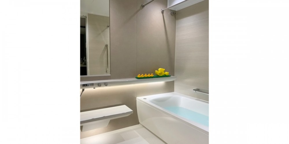 バスルーム (マンション水回りのリノベーション～間接照明でつくるリラックス空間)