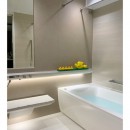 マンション水回りのリノベーション～間接照明でつくるリラックス空間の写真 バスルーム