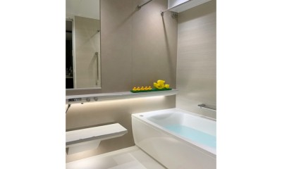 バスルーム｜マンション水回りのリノベーション～間接照明でつくるリラックス空間