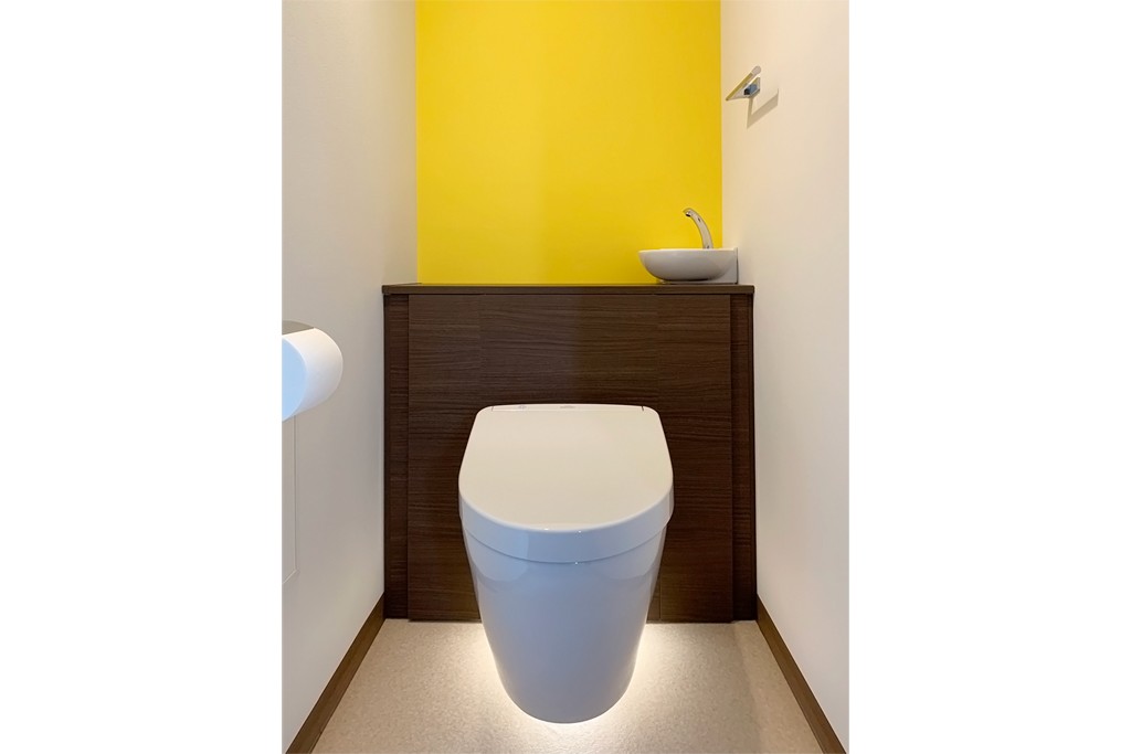 バス/トイレ事例：トイレ（マンション水回りのリノベーション～間接照明でつくるリラックス空間）