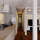 程よい距離を保てる二世帯住宅の写真 キッチン