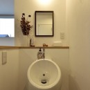 アトリエのある白の家の写真 2Ｆ手洗い器